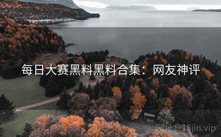 每日大赛黑料黑料合集：网友神评
